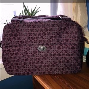💜Baggallini💜Jacquard Lily Satchel LIKE NEW